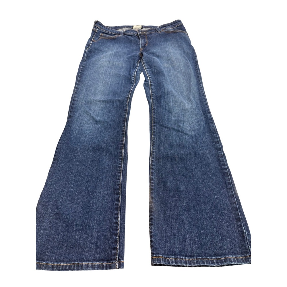 Levis 545 Low Boot Cut Jeans Womens 14 Medium Wash Blue Denim 545-0219